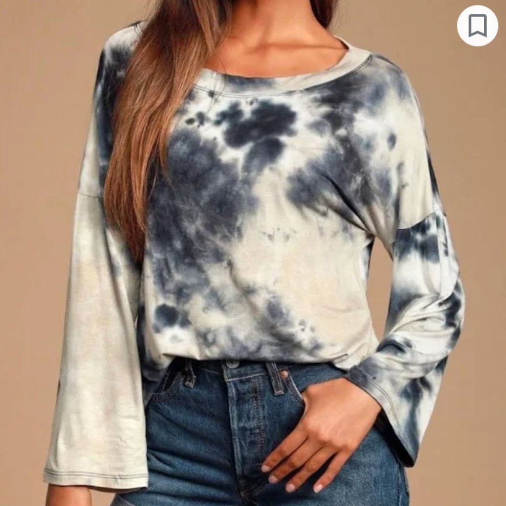 Lulus Tie Dye Longsleeve NWT